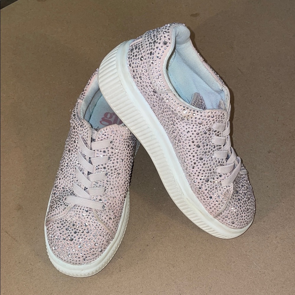 Gianni Bini Pink Kids Shoes with Rhinestones